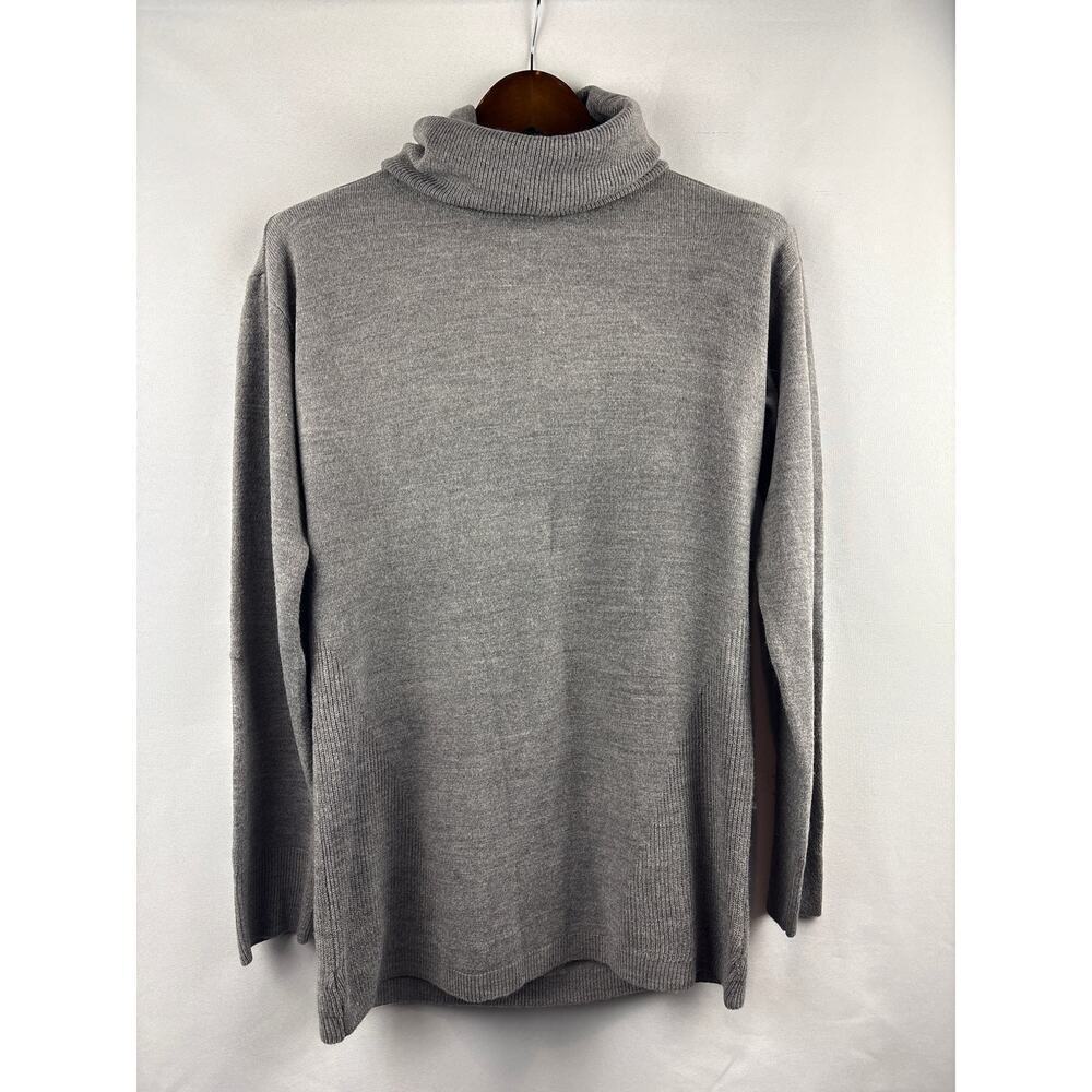 Women’s Hampshire Studio Small Heather Grey Turtleneck Sweater